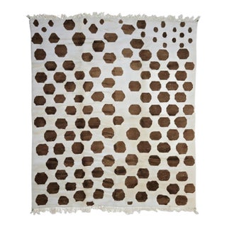 Contemporary Moroccan Beni M'Rirt Rug - 13.2 X 10.3 Ft For Sale