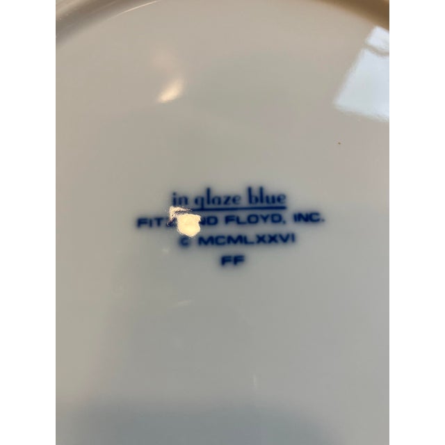 Art Deco Fitz & Floyd Plates Dated 1977 - Set of Six For Sale - Image 3 of 10
