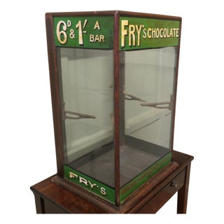 Edwardian Frys Display Cabinet, 1900 For Sale