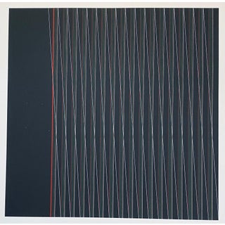 Attilio Taverna, Italian Kinetic Op Art Attilio Taverna Silkscreen Lithograph Print Light Artist, 1981 For Sale