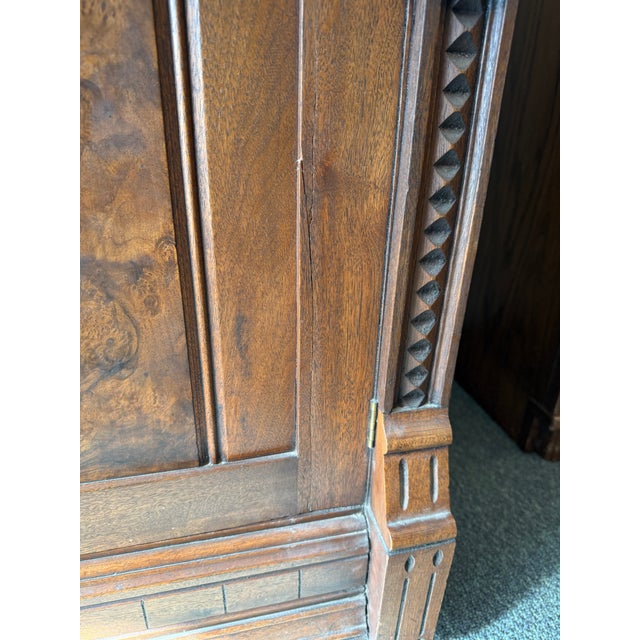 Antique Eastlake Burl Wood Cylindrical Secretary For Sale In San Francisco - Image 6 of 12
