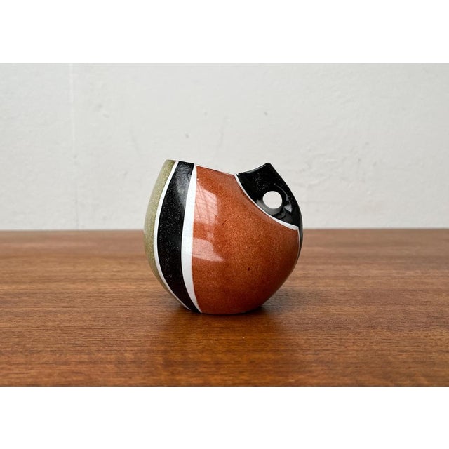 Mid-Century German Ceramic Vase from Krösselbach Keramik, 1960s For Sale - Image 12 of 17