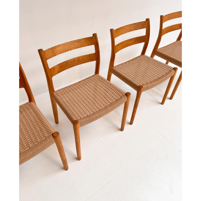 1960s Model 84 Chairs by Niels Otto Møller, 1960s, Set of 4 For Sale - Image 5 of 17