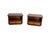Nightstands in Rattan & Elm, 1970s, Set of 2 For Sale - Image 3 of 13