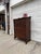 Arts & Crafts Early 20th Century Antique Oak Arts & Crafts Five-Drawer Tallboy Chest With Scalloped Backsplash For Sale - Image 3 of 12