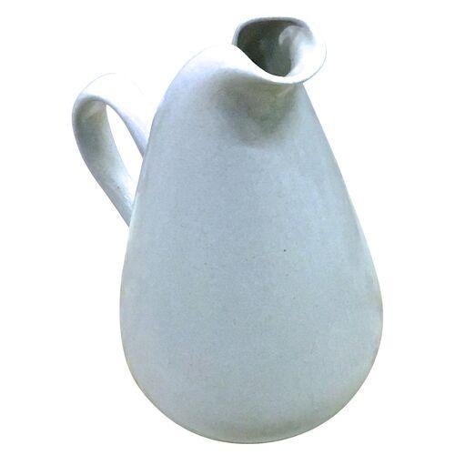 Russel Wright Mid-Century Modern Style Pitcher For Sale - Image 4 of 6