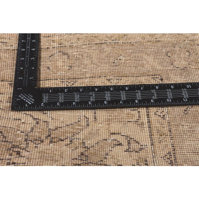 Mid 20th Century Rustic Vintage Persian Tabriz Rug, 11'02 X 15'06 For Sale In Dallas - Image 6 of 10