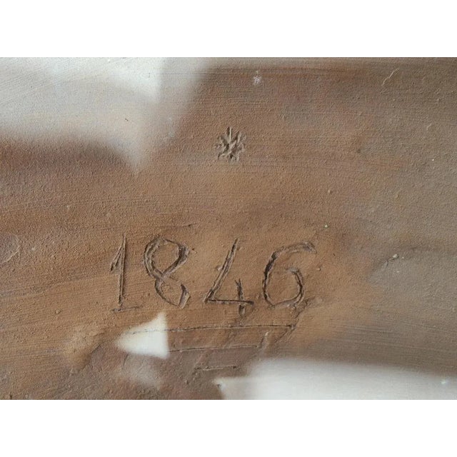 Ceramic Antique Terracotta Cups, 1846, Set of 2 For Sale - Image 7 of 12