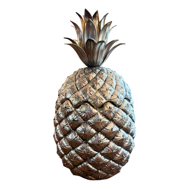 Manetti Firenze Silver Pineapple Ice Bucket by Mauro Manetti, Italy, 1970 For Sale