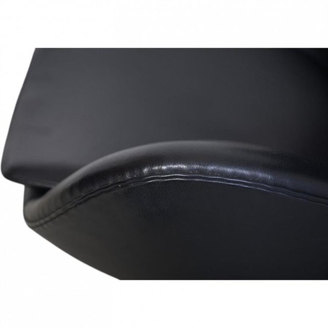Egg Chair in Black Aura Leather by Arne Jacobsen, 2016 For Sale - Image 15 of 18