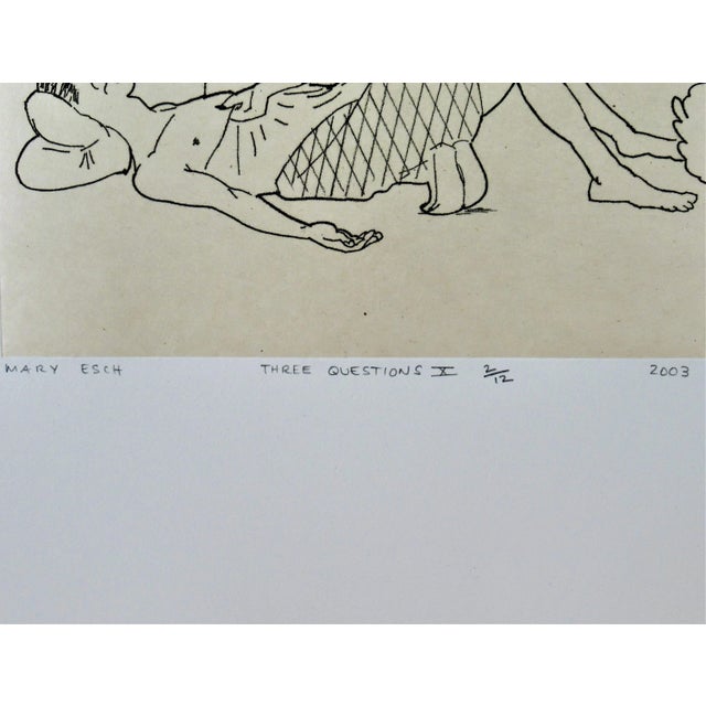 Early 21st Century Mary Esch, Three Questions #X, 2003 For Sale - Image 5 of 7