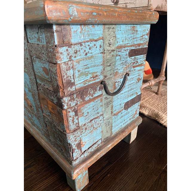Vintage Chest From India - Hd Buttercup For Sale In Los Angeles - Image 6 of 8