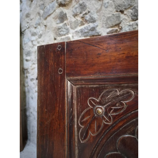19th Century Antique French Folk Art Bench, 1800s For Sale - Image 5 of 18