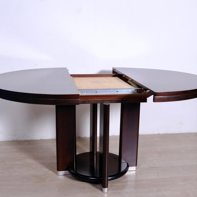 Extendable Round Dining Table, 1970s For Sale - Image 6 of 18