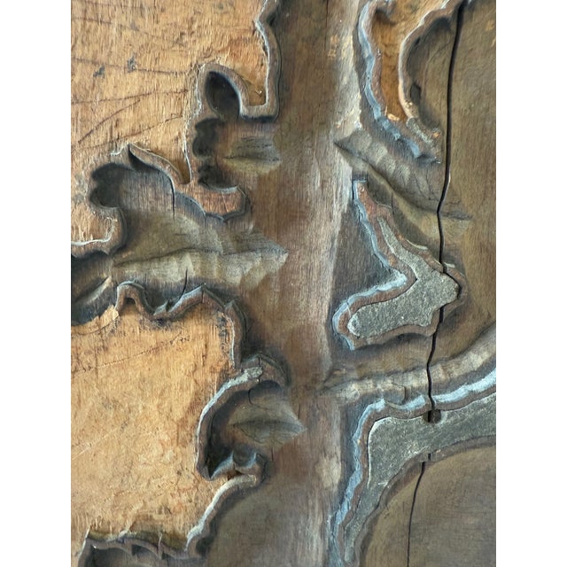 Early 20th Century Vintage Sculptural Wood Wall Art For Sale - Image 5 of 14