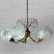 Mid-Century Chandelier in Teak, Brass and Crystal, Sweden, 1950s For Sale - Image 13 of 13