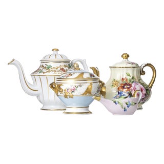 Porcelain Armando Pimentel Coffee Service from Vista Alegre, Set of 3 For Sale