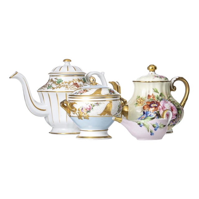 Porcelain Armando Pimentel Coffee Service from Vista Alegre, Set of 3 For Sale