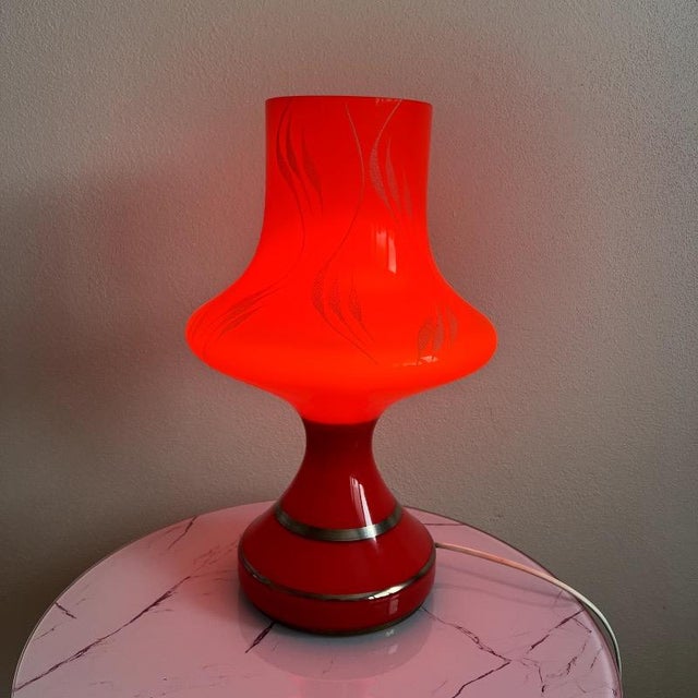 Table Lamp by Štepán Tabery, 1970s, in Flawless conditions. Designed 1970 to 1979 This piece has an attribution mark, I am...