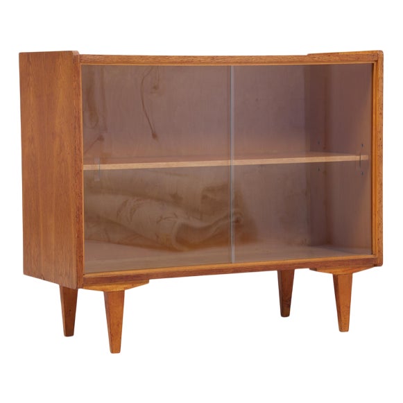 Vintage Dresser with Glass Doors, 1960s For Sale