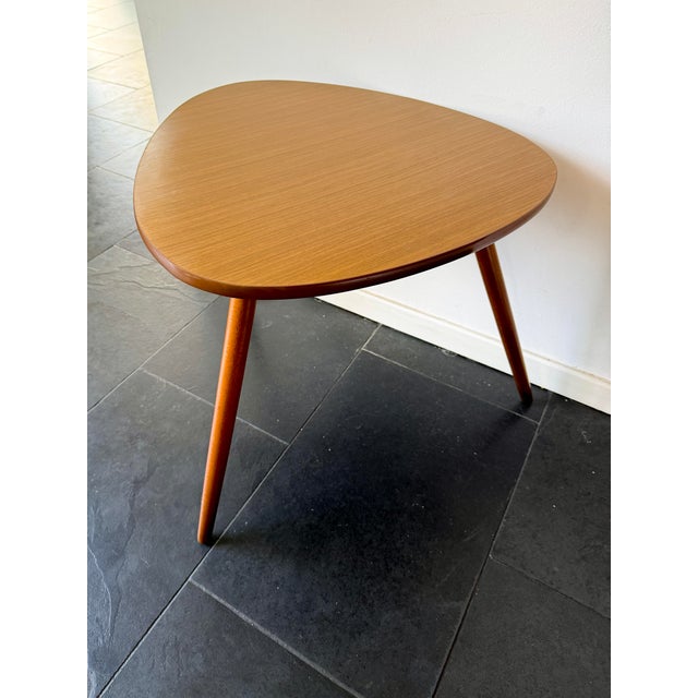 1960s LargeMid-Century Modern Triangular Formica Coffee Table, 1960s For Sale - Image 5 of 13