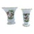 Vintage Herend Wild Bird/Butterfly Bud Vases, Pr For Sale