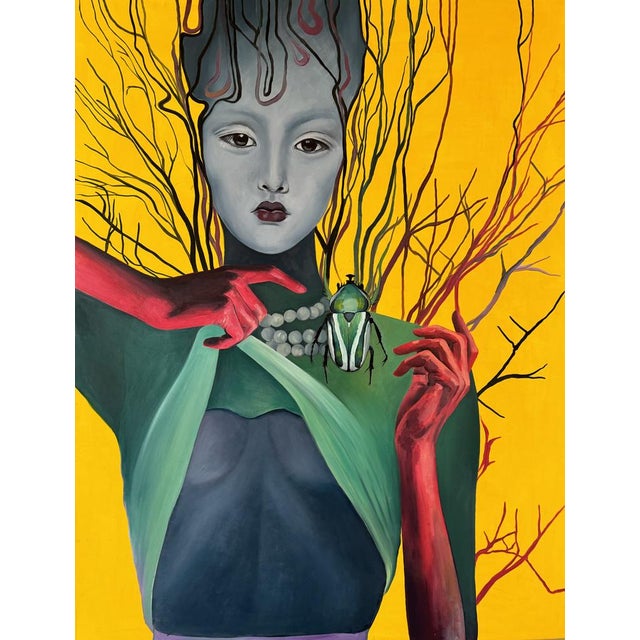 Irina Greciuhina, Emergency Broadcast System, Oil on Canvas, in New conditions. Designed from 2000 Signed by Maker