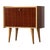 Mid-Century Modern Bedside Table with Drop-Down Door, 1950s For Sale