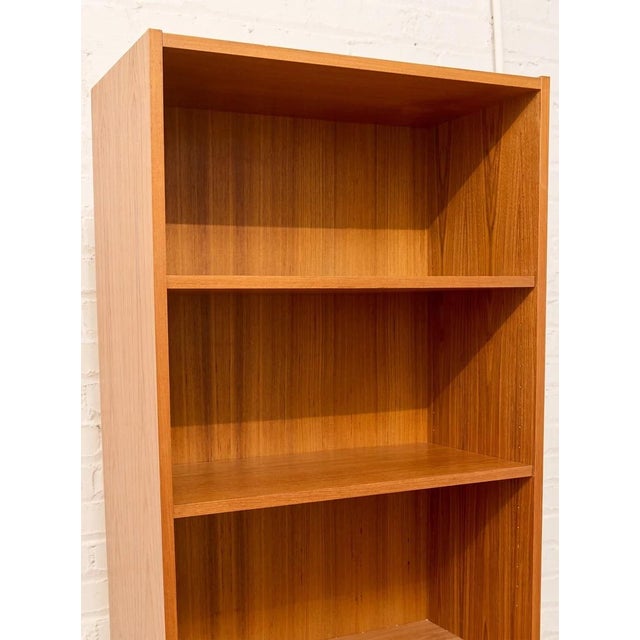 Chocolate Vintage Danish Modern Teak Bookcase For Sale - Image 8 of 8