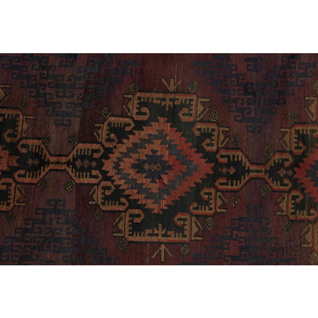 Rug & Kilim’s Baluch Tribal Rug With Colorful Geometric Patterns For Sale In New York - Image 6 of 7