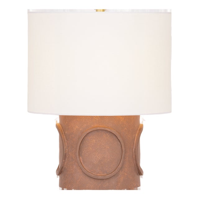Mitzi Davie 15.75 in. 1 Light Table Lamp in Aged Brass Finish For Sale