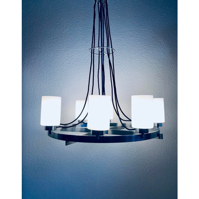 Vintage 8-Light Chandelier, 1970s For Sale - Image 14 of 16