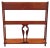 Antique Art Nouveau Mahogany Towel Rail Bathroom Stand, 1900s For Sale - Image 6 of 8