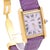 Cartier Must De Cartier Tank 2415 Japan Limited Purple Checkerboard Dial Vermeil For Sale - Image 11 of 16