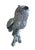 Vintage Cast Iron Horned Owl Garden Sculpture For Sale - Image 4 of 11