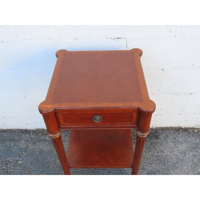 Ethan Allen Nightstand Bedside Side End Table 6375 For Sale - Image 11 of 14