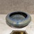 Mid-Century Modern 1970s Zanesville Stoneware Art Pottery Small Blue Bowl Ohio For Sale - Image 3 of 8