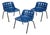 Polypropylene Chairs from Hille, 1960s, Set of 3 For Sale
