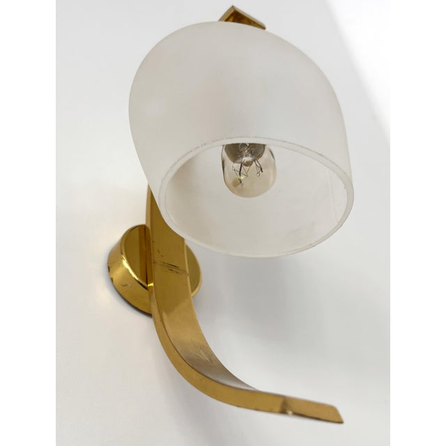 Glass and Brass Wall Lamps by Pietro Chiesa for Fontana Arte, Italy, 1940s, Set of 2 For Sale - Image 14 of 18