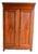 Antique Chestnut Wood Cabinet For Sale