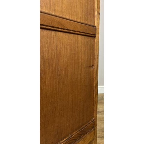 Vintage French Louis XVI Style Carved Oak 2-Door Armoire For Sale - Image 11 of 12