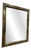 Antique Brass Bistro Mirror, 1900s For Sale