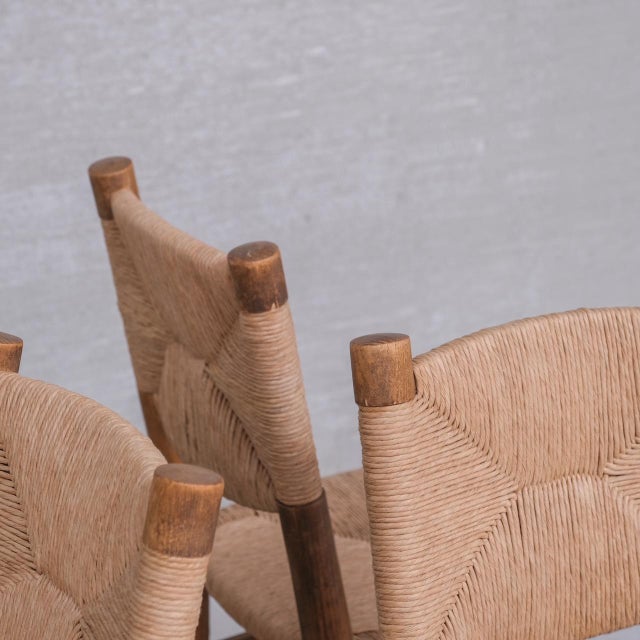 Bauche No.19 Model ed. BCB Chairs from Charlotte Perriand, 1940s, Set of 4 For Sale - Image 12 of 13