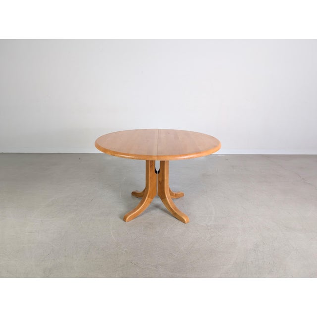 Extendable Beech Dining Table by Rainer Daumiller For Sale - Image 8 of 11