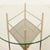 Gio Ponti Mid-Century Italian Glass and Brass Table in the style of Gio Ponti, 1970s For Sale - Image 4 of 12