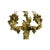 1900 - 1909 1900s Solid Cast Brass Baroque Revival Ten Light Sconces - a Pair For Sale - Image 5 of 9
