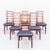 A meticulously restored set of six “Lis” chairs in Brazilian rosewood by Niels Koefoed, produced in Denmark in c. 1960s by...