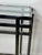 Silver Smoked Silver Metal Console Table, 2000s For Sale - Image 8 of 12