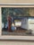 Axel Hamborn, Villagers in Courtyard, 1950s, Oil Painting on Panel, Framed For Sale - Image 4 of 18