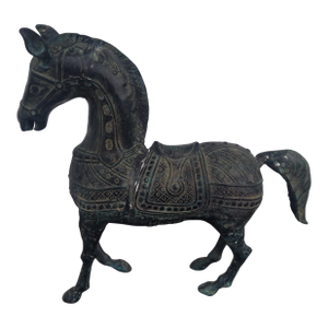 Japanese Bronze Horse Sculpture